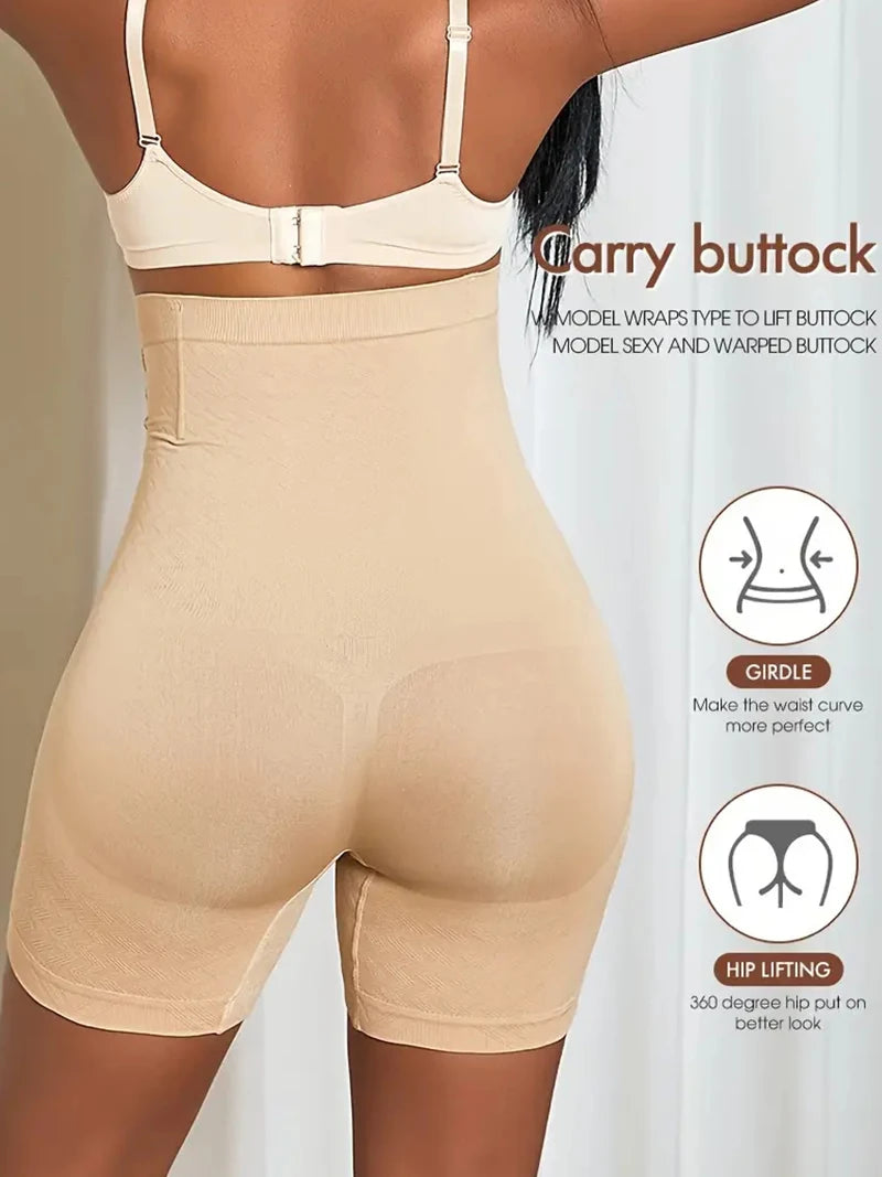 High-Waist Tummy Control Butt Lifter Shapewear Shorts