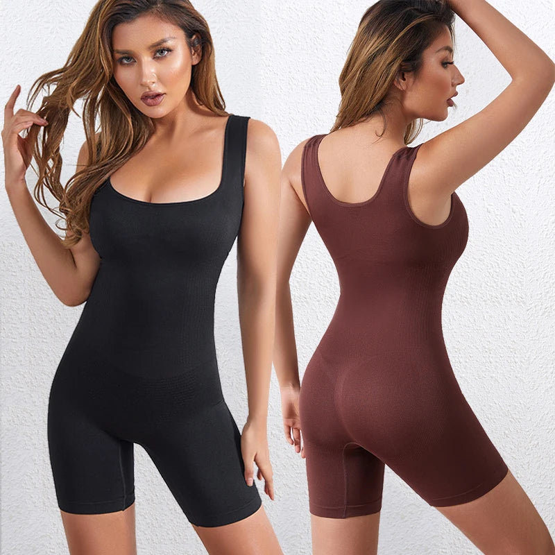 Viral Square Neck Shapewear Jumpsuit