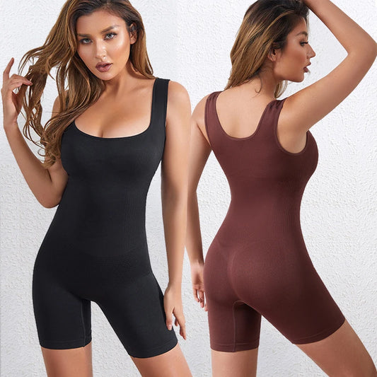 Viral Square Neck Shapewear Jumpsuit